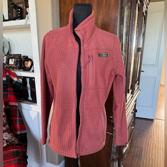 L.L. Bean Mountain Fleece Zipper Jacket - Picture 3 of 12